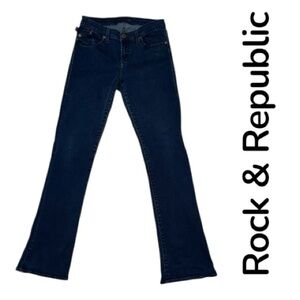 Rock & Republic Dark Wash Flare Jeans